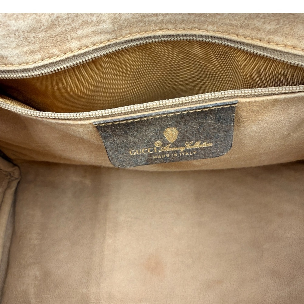 Vintage Gucci GG Supreme Boston Bag with Web Stripe - Picture 12 of 15